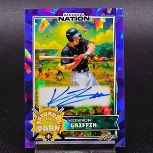 2025 Konnor Griffin 1/8 Saturday in the Park Auto RC Pirates Top Prospects